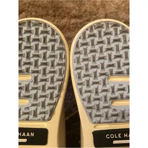 Cole Haan White and Tan Saddle Oxfords Golf OriginalGrand Waterproof thumbnail 3