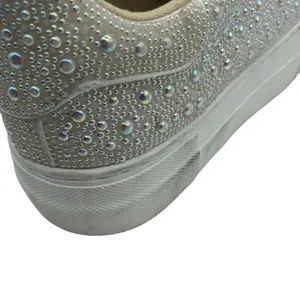 Betsey Johnson Sidny Pearl Sneakers Lace Up White 6.5 thumbnail 10