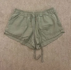 Altar'd State Green Shorts Linen Essential thumbnail 1