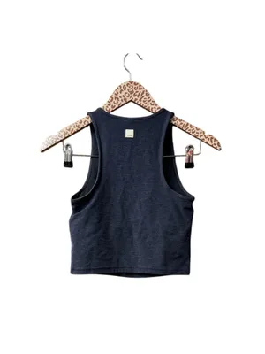 Vuori Womens Elevation Plyo Racerback Tank Top Midnight Heather Navy Blue Small thumbnail 5