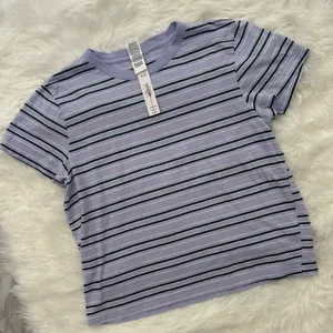 PINK Dreamer Cotton Tee Purple Cloud Stripe Size Medium thumbnail 5