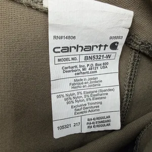Carhartt Force Utility Leggings Olive Green Pocket Fitted Pants Size S (4-6) thumbnail 5