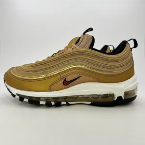 Nike Air Max 97 OG Golden Bullet Metallic‎ Gold DQ9131-700 Womens 8 Sneakers thumbnail 4