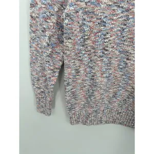 L.L.‎ Bean Pink Speckle Mock Neck Pullover Sweater 100% Cotton Womens Small FN21 thumbnail 4