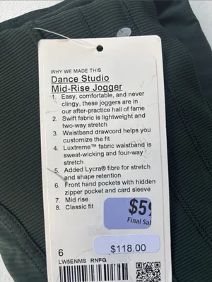 lululemon Dance studio mid-rise jogger thumbnail 11