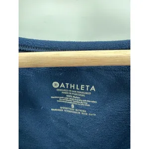Athleta Foothill Crew Neck Split Back‎ Blue Tank Top Women's Size Small S thumbnail 6