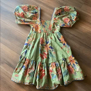 Farm Rio Free People Bright Yard Mini Dress- MED thumbnail 6