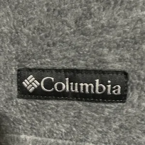 Columbia Women’s Size S Fleece Jacket Gray Heathered Mock Neck Full Zip thumbnail 4
