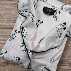 Kate Spade Women's Sz LRG Dalmations Dogs Pajama Top Sleepwear thumbnail 2