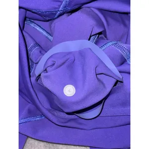 LULULEMON Wunder Under Purple Leggings Yoga‎ Athletic Pants Ankle Size 4 thumbnail 3