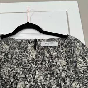 M M LaFleur Etsuko Crackle Pattern Dress With Belt Sophisticated Business Event thumbnail 2