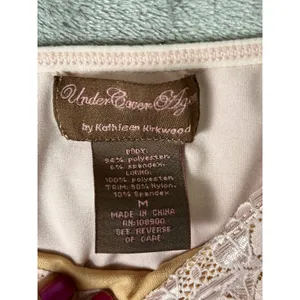 Vintage Y2K Pink Lace Tank Top Medium Coquette Romantic Soft Girl Twee Dainty thumbnail 5