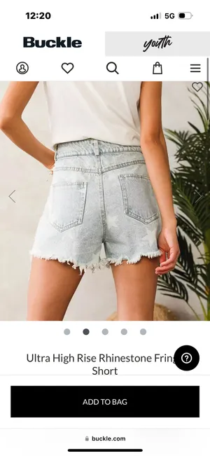 Buckle Jean Shorts thumbnail 4