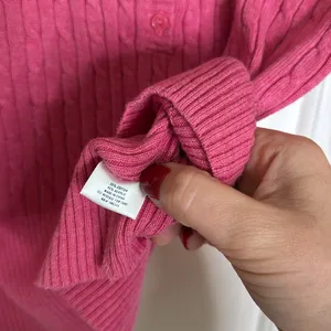 Aeropostale y2k label cableknit cropped half button sweater butterfly logo thumbnail 8