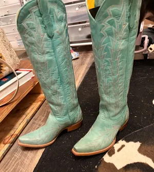 Jrc And sons teal boots Blue Size 6.5 thumbnail 1