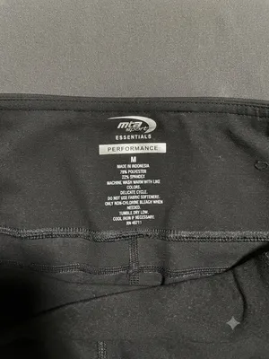 MTA Sport black athletic leggings size M thumbnail 2