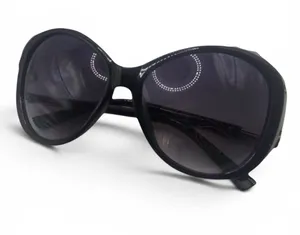 Women’s Sunglasses Black Oversized Lenses NEW thumbnail 1