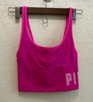 PINK Victoria's Secret Pink Racerback Adjustable Sports Bra Size Small thumbnail 1