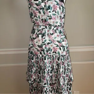 ELLIATT‎ Revolve Vedado Floral Pleated Tiered Midi Dress size Small thumbnail 7