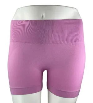 Set Active Women's Pink Mid Rise Yoga Running Workout Athletic Biker Shorts XL thumbnail 1