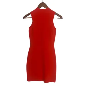 Victoria Beckham VB Body Fitted Red‎ Bodycon Mini Dress Size 0 thumbnail 10