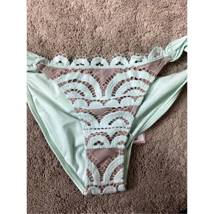 New. Pilyq azura lace fanned full bikini bottom. Small thumbnail 6