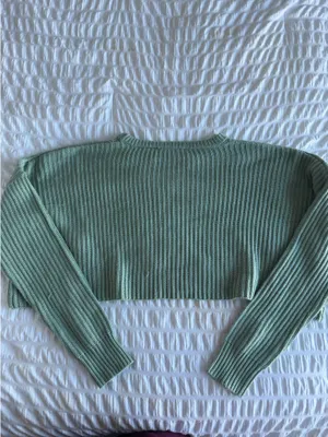 light green altard state cropped sweater  thumbnail 2
