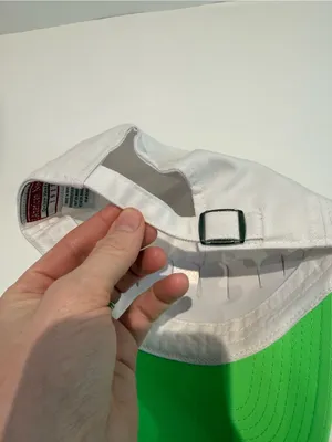 American Needle Ladies Fit Golf Hat White Lime Green Embroidered NEW thumbnail 5