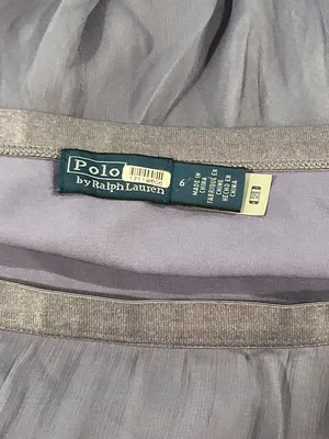 Polo Ralph Lauren Amla Midi Skirt in Lavender Purple 6 Womens Chiffon thumbnail 8