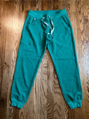 FIGS Technical Collection Scrub Jogger Pants | Women’s Sm Petite| Emerald Green thumbnail 1