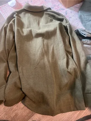 Madewell Olive Green Double-Breasted Women's Peacoat thumbnail 10