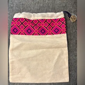 Tory Burch Pink and Cream small fabric Bag thumbnail 2