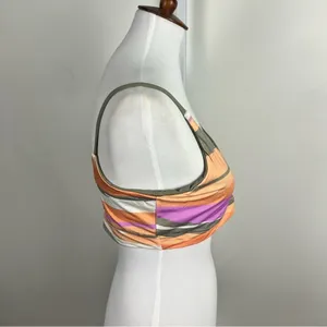 Prana NWT Willow Falls Reversible Bikini Top in Waves Size Medium thumbnail 8