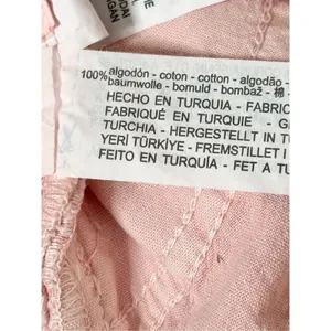 Zara Denim Shorts‎ Size 6US Pink Cutoff Elastic Waistline High Waist thumbnail 9