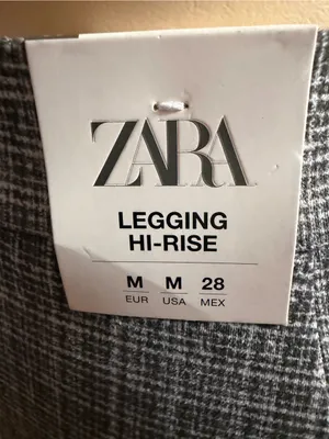 Zara Gray Plaid Skinny Ponte Pants thumbnail 4