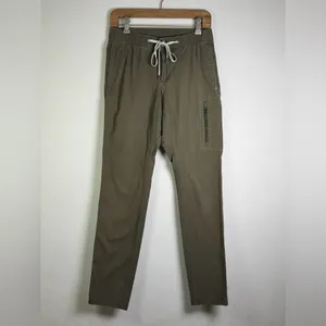 Vuori Women’s Ripstop Drawstring Pants Sz XS Dark Oregano Organic Cotton Joggers thumbnail 2