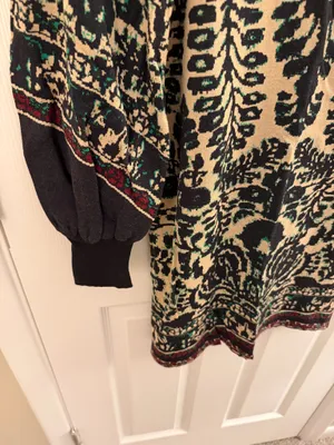 Free People Music & Lyrics Balloon Sleeve Knit Sweater Dress XS thumbnail 5