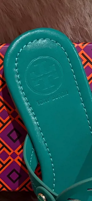 Turquoise Tory Burch Sandals  thumbnail 4