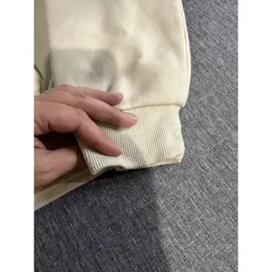 Comfrt Unisex Beige Hoodie Sz M Comfortable Cozy Relax thumbnail 3
