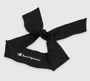New Champion Black Legend Tie Headband thumbnail 1