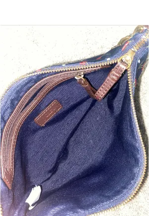J. Crew cherries print shoulder bag purse silk thumbnail 8