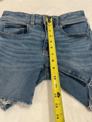 American Eagle Next Level Stretch Denim Shorts - 6 Long thumbnail 7