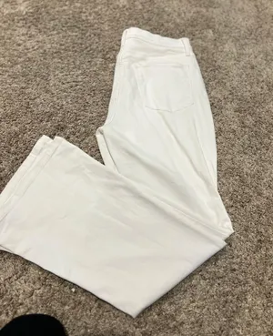 White Flare Jeans thumbnail 4