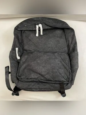 Lululemon NWT Everywhere Backpack 22L Stone Twill Graphite Grey Water Repellent thumbnail 6