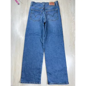 Levis Ribcage Straight Ankle Jeans Womens 27 Blue High Rise Denim A36 thumbnail 6