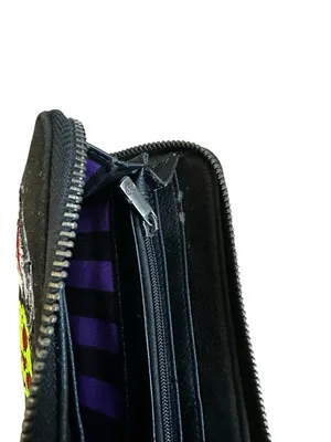 Loungefly Black Faux Suede Wallet Disney Villains Ursula Poison Apple thumbnail 4