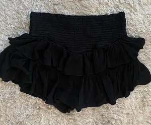 Black Ruffle Skirt ZARA Mini thumbnail 1