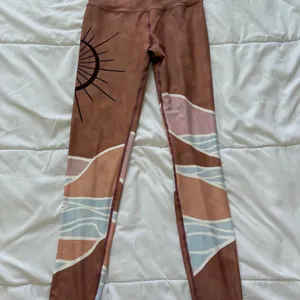 Silverwind Desert Sun High Waisted Sustainable Leggings Terracotta Womens Large thumbnail 2