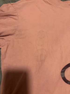 Champion Pink Crop Tee Logo Graphic Short Sleeve Size Medium thumbnail 7