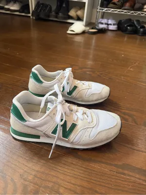 New Balance 373 White Team Forest Green sneakers thumbnail 3